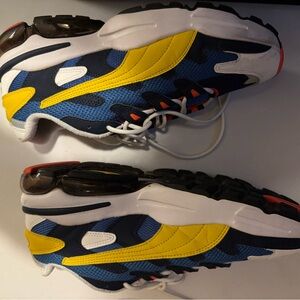 Puma Blue and Yellow Men's Sneakers
